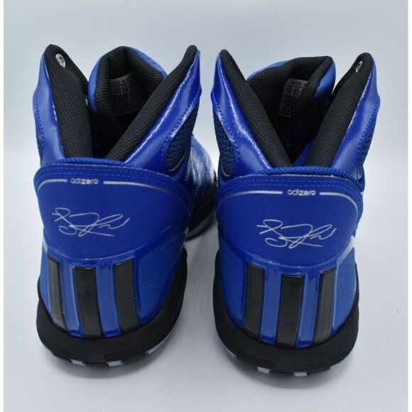 Adidas Mens Sz 11 AdiZero Rose 1.5 Restomod Royal Blue Black Basketball Sneakers